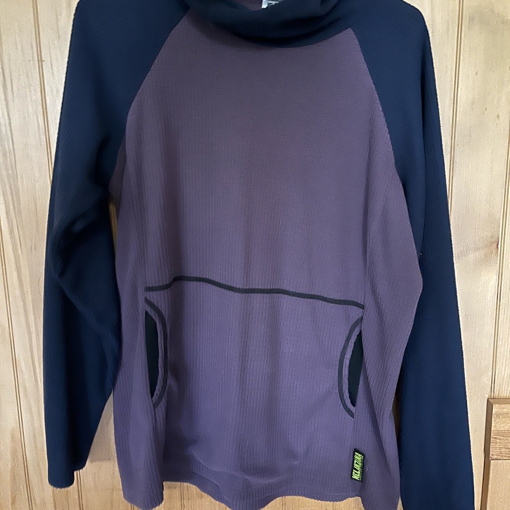 Melanzana Women’s L Purple and Navy hoodie V2